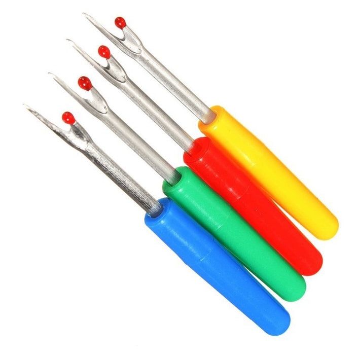 100 PCS Small Seam Remover Plastic Handle Seam Cutter Cross Stitch Sewing Stitcher