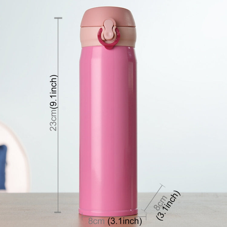 450ml Creative Portable Stainless Steel Vacuum Flask Vacuum Bottle, 450ml (Red)