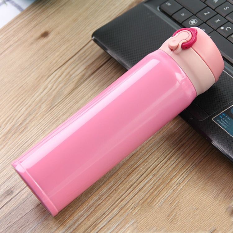 450ml Creative Portable Stainless Steel Vacuum Flask Vacuum Bottle, 450ml (Red)