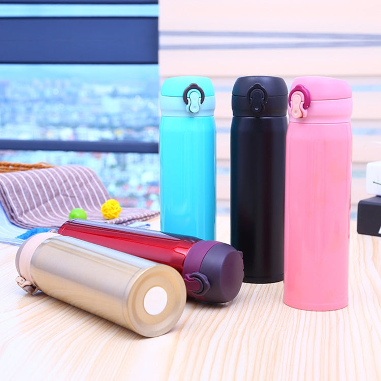 450ml Creative Portable Stainless Steel Vacuum Flask Vacuum Bottle, 450ml (Red)