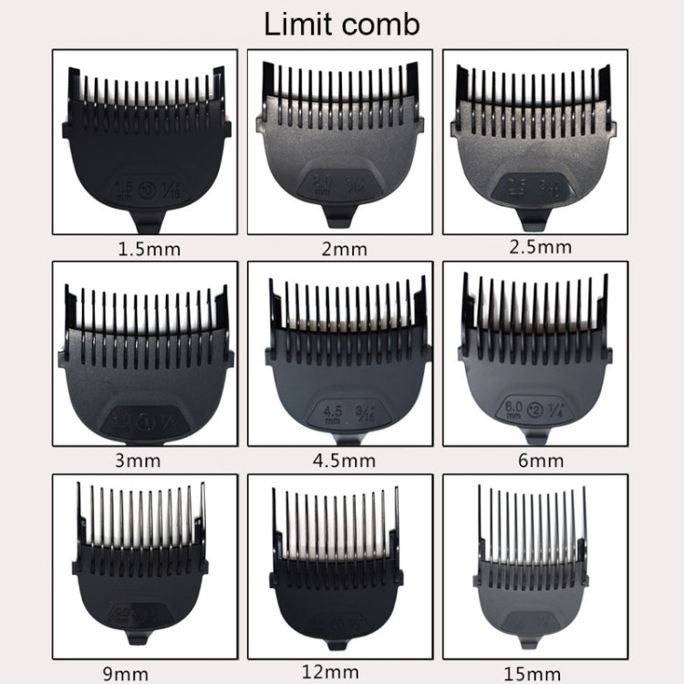 HJ-2018 Men Electric Shaver Fader Self-help Hair Clipper with Wai Cloth + Sponge + Spare Cutter Head, Standard Version, CN Plug, with Wai Cloth + Sponge + Spare Cutter Head