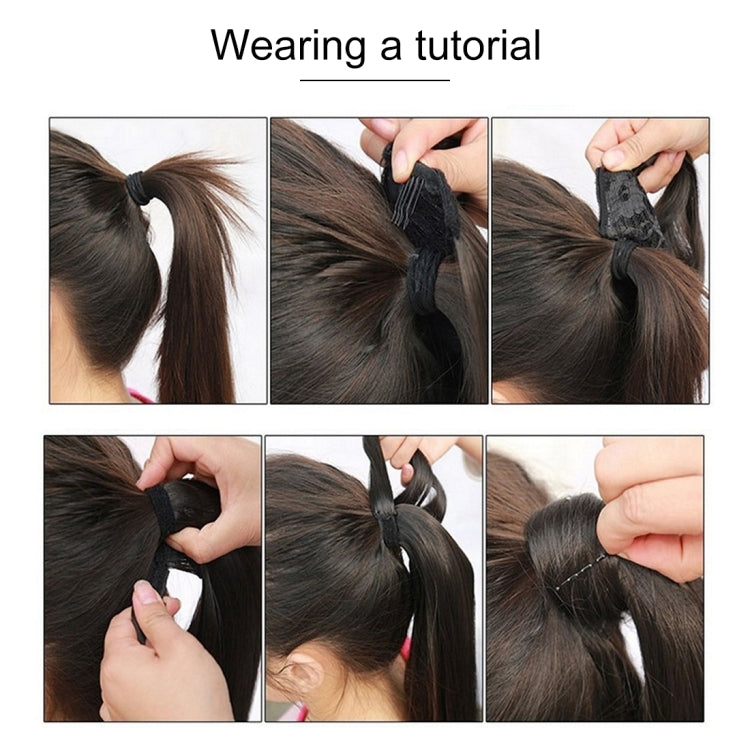 27M613# Invisible Seamless Bandage-style  Wig Long Straight Hair Wig Ponytail, 27M613#