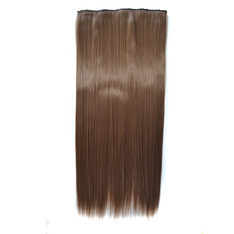 18# One-piece Seamless Five-clip Wig Long Straight Wig Piece, 18#