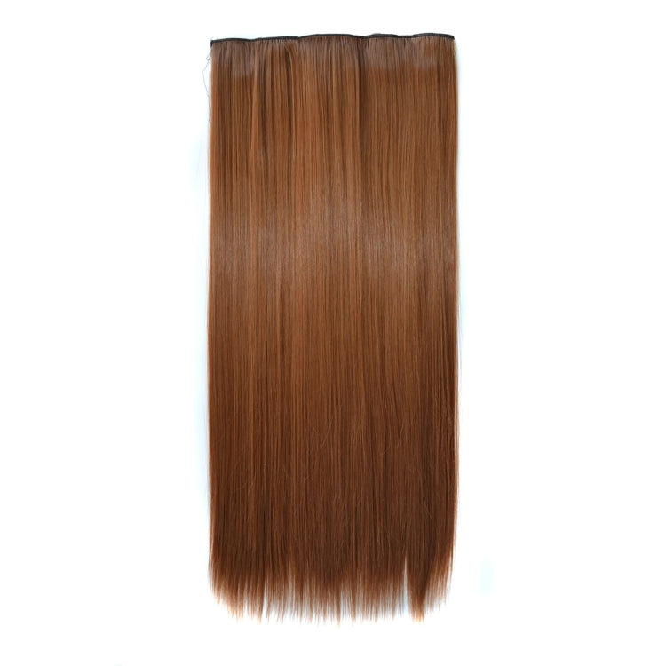 27# One-piece Seamless Five-clip Wig Long Straight Wig Piece, 27#