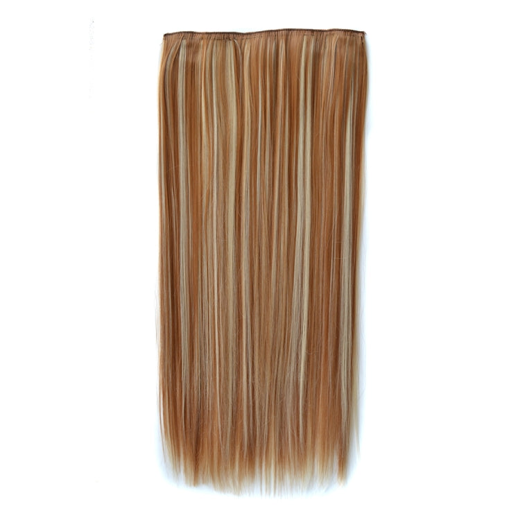 27H613# One-piece Seamless Five-clip Wig Long Straight Wig Piece, 27H613#