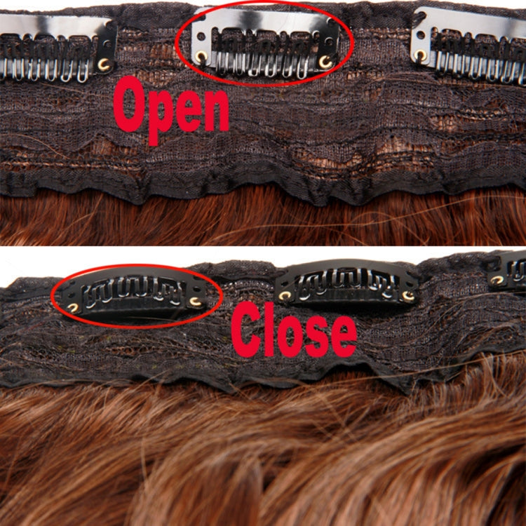 33M35# One-piece Seamless Five-clip Wig Long Straight Wig Piece, 33M35#