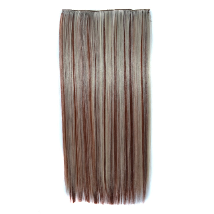 613H35# One-piece Seamless Five-clip Wig Long Straight Wig Piece, 613H35#