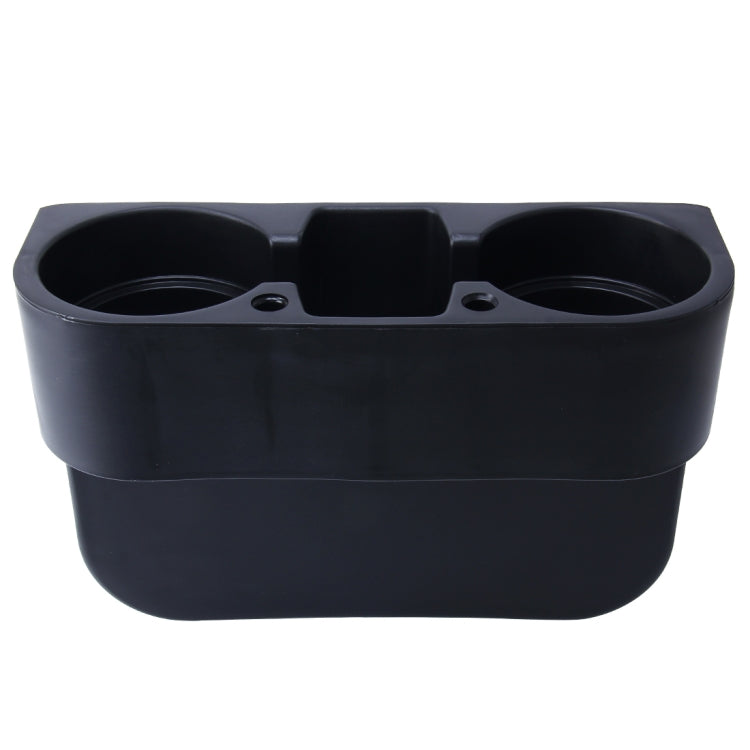 Car Auto ABS Multi-functional Seat Organizer Storage Holder for Drink Beverage Phone, Storage Box  Black