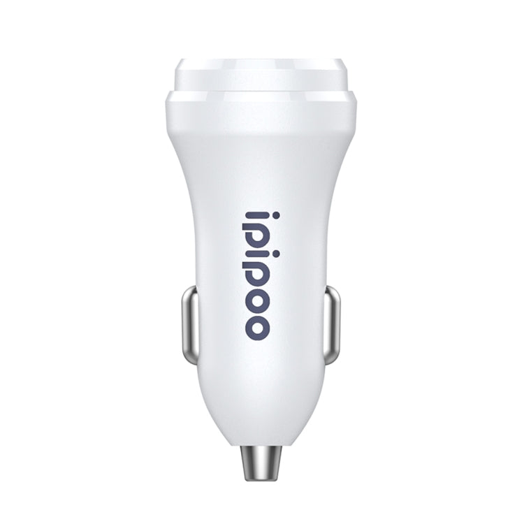 ipipoo XP-1 Dual USB Car Fast Charging Charger with Android Line, XP-1 (Black), XP-1 (White)