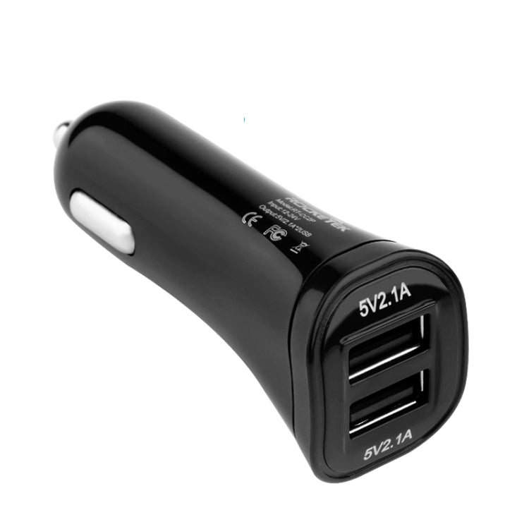 ROCKETEK CC2P DC 5V 4.2A Dual USB Smart Car Charger, CC2P