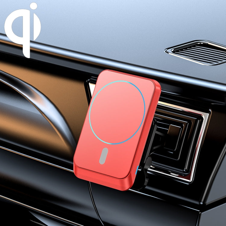 JJT-969 15W Max Output Magnetic Car Air Outlet Bracket Wireless Charger, JJT-969