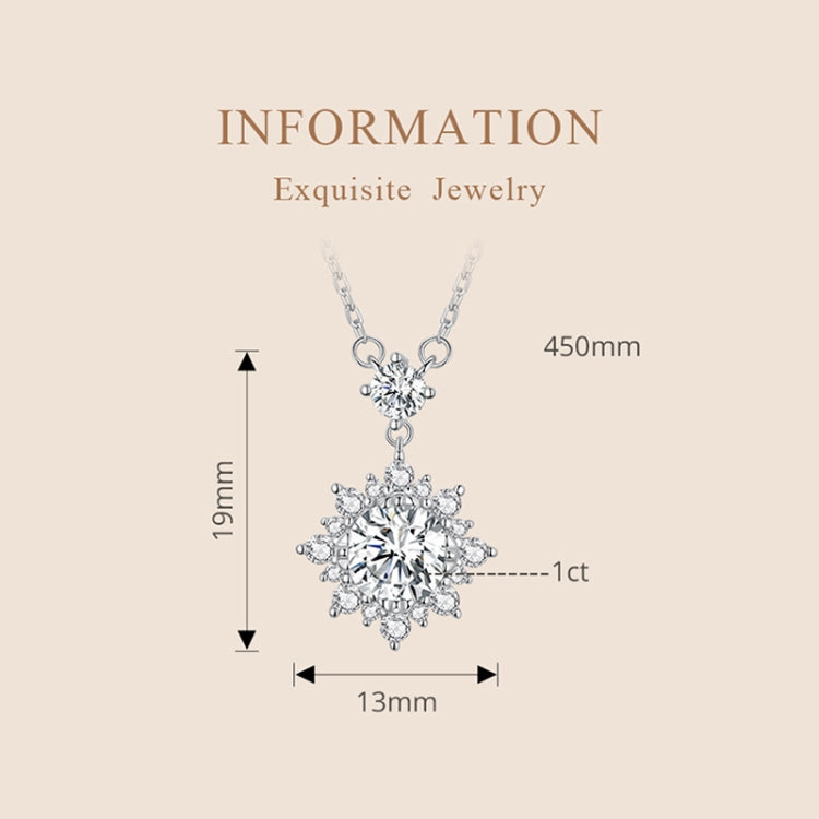 MSN017 Sterling Silver S925 Platinum Plated Zircon Simple Light Luxury Necklace, MSN017