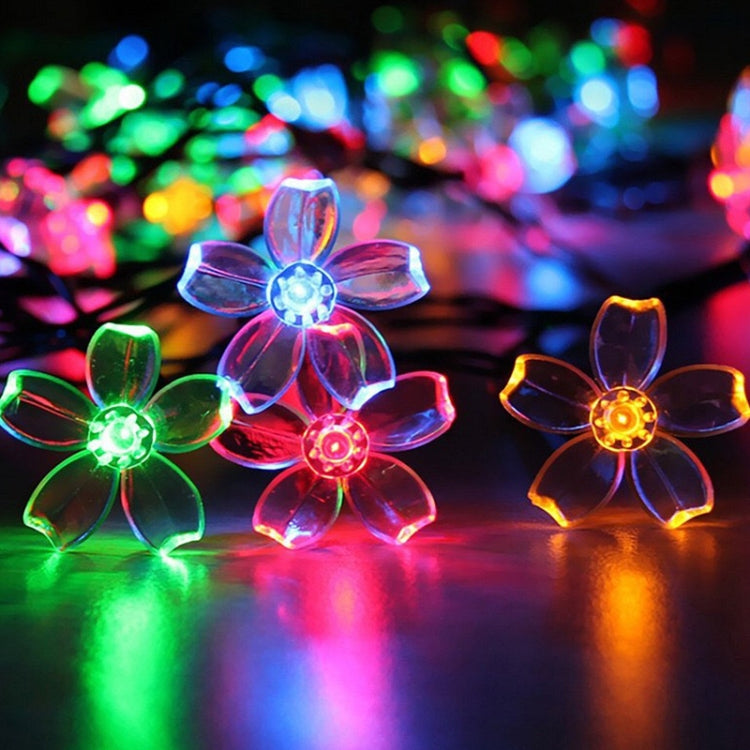 6m 40 LEDs Cherry Blossom  Holiday Decorative Light, Battery Powered, 6m Colorful Light, 6m Warm White Light
