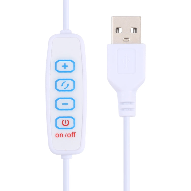 20cm 24 LEDs Multifunctional USB Three-color Stepless Dimming LED Light Tube, DC 5V, 20cm