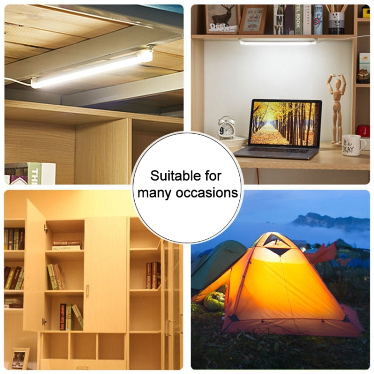 20cm 24 LEDs Multifunctional USB Three-color Stepless Dimming LED Light Tube, DC 5V, 20cm