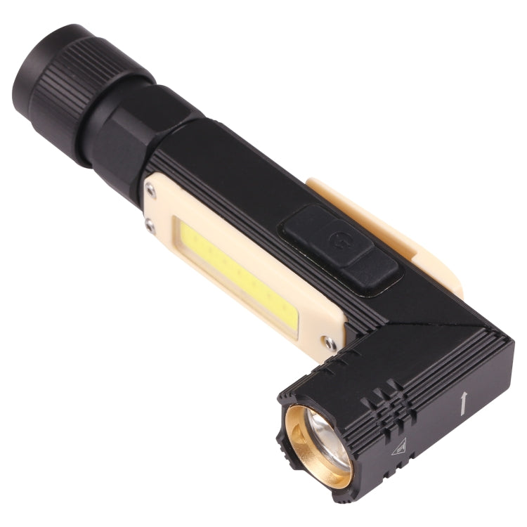 5W 90 Degree Folding Multi-functional Led Flashlight 5 Modes, Size: Small, 5
