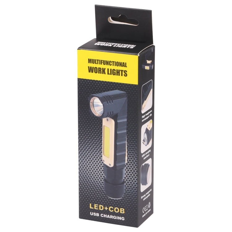 5W 90 Degree Folding Multi-functional Led Flashlight 5 Modes, Size: Small, 5