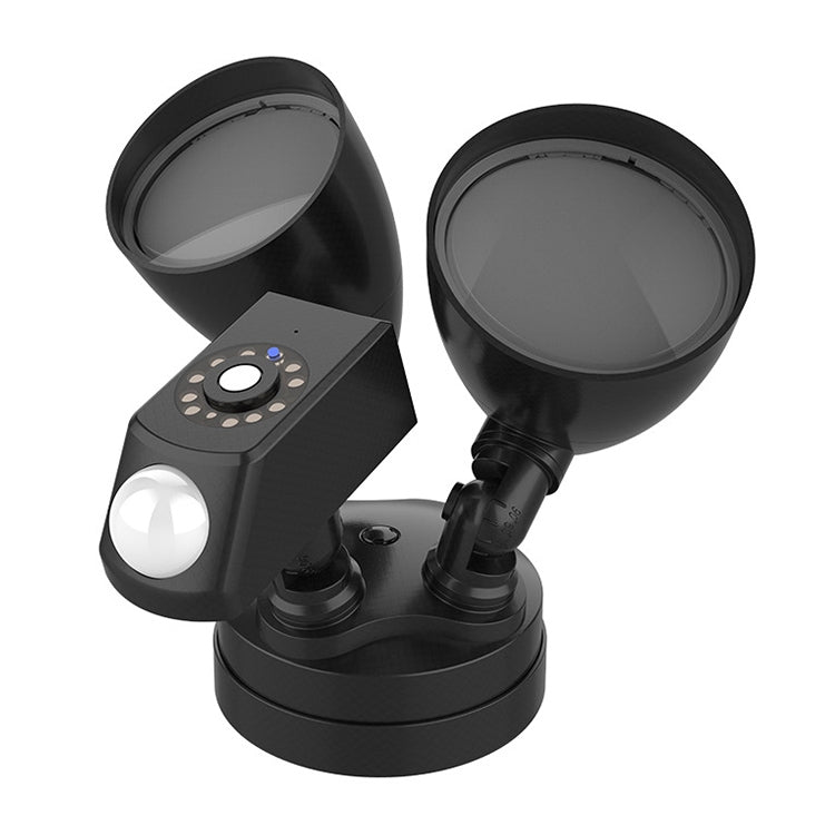 20W LED Smart Sensor Outdoor Floodlight with 1080P Security Camera, 5000K White Light, 5000K