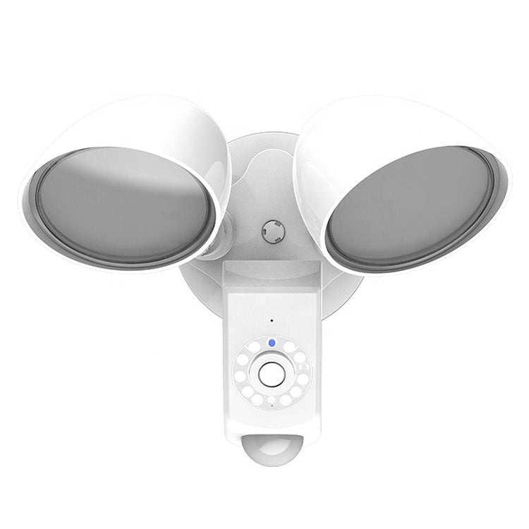 20W LED Smart Sensor Outdoor Floodlight with 1080P Security Camera, 5000K White Light, 5000K