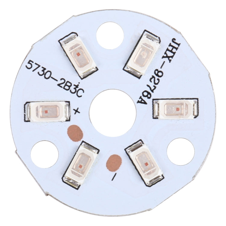 3W 6 LEDs SMD 5730 LED Module Lamp Ceiling Lighting Source, DC 9V Red Light, DC9V Red Light