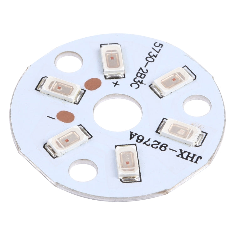 3W 6 LEDs SMD 5730 LED Module Lamp Ceiling Lighting Source, DC 9V Red Light, DC9V Red Light