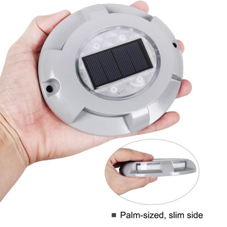 LED High Pressure Resistant Solar Powered Embedded Ground Lamp IP65 Waterproof Outdoor Garden Lawn Lamp, Warm Light 3000K, Warm Light 3000K