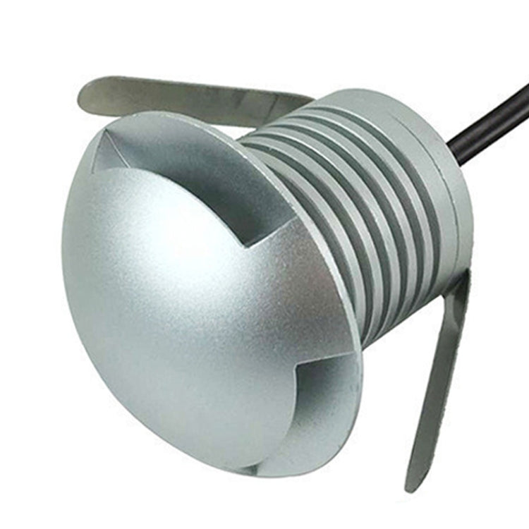3W LED Embedded Polarized Buried Lamp IP67 Waterproof Turtle Shell Lamp Outdoor Garden Lawn Lamp, White Light 4000K Q3 Three-way Light, White Light 4000K Q3
