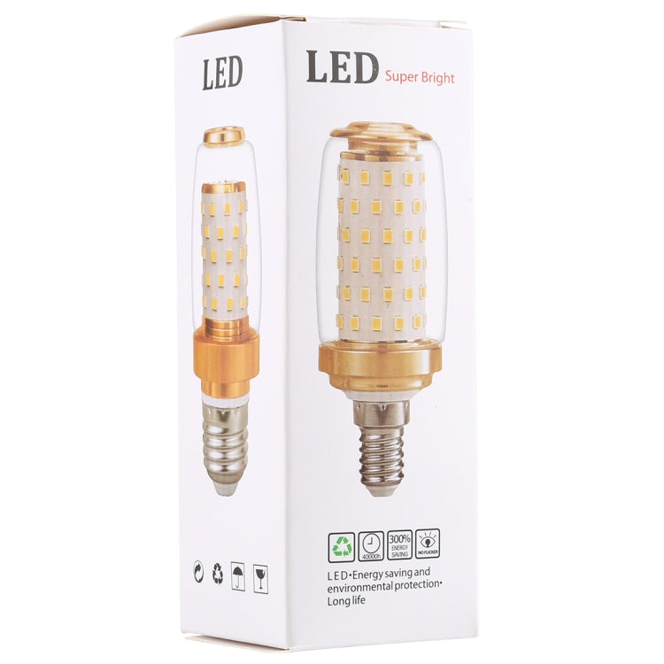 E27 16W LED Energy-saving Lighting Glass Bulb Corn Light AC 110-265V