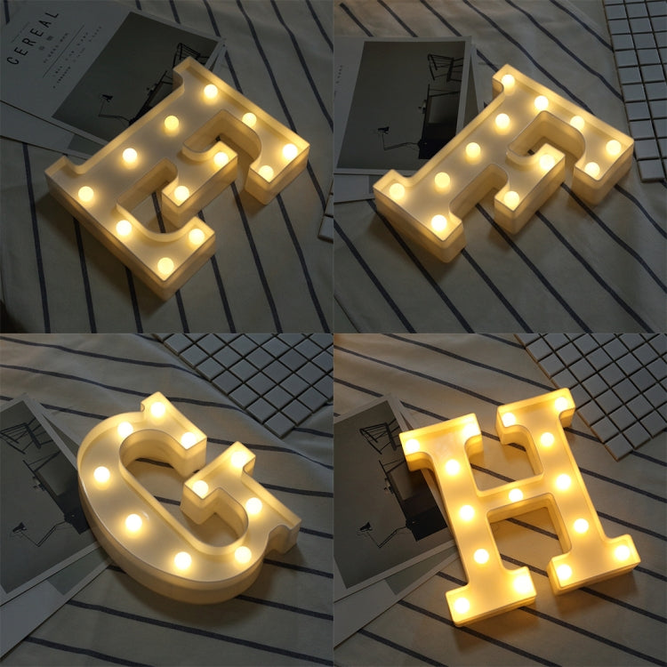 Dry Battery Powered Warm White Standing Hanging LED Holiday Light, A, N, B, O, C, P, Q, D, R, E, F, G, T, U, I, V, J, W, K, X, L, M, Z