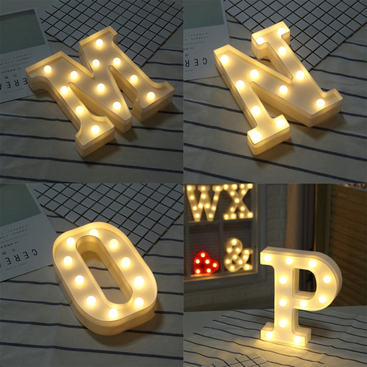 Dry Battery Powered Warm White Standing Hanging LED Holiday Light, A, N, B, O, C, P, Q, D, R, E, F, G, T, U, I, V, J, W, K, X, L, M, Z
