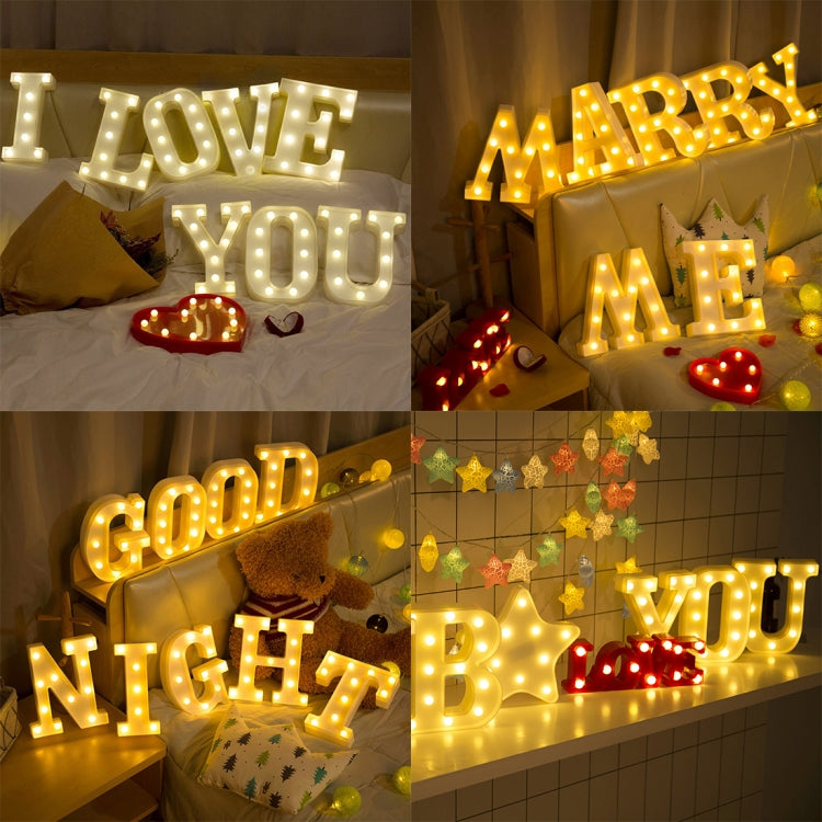 Dry Battery Powered Warm White Standing Hanging LED Holiday Light, A, N, B, O, C, P, Q, D, R, E, F, G, T, U, I, V, J, W, K, X, L, M, Z