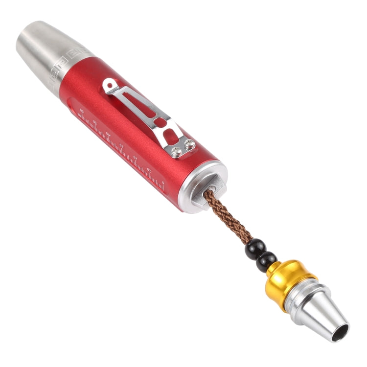36C Type-C Charging Stepless Dimming Three Light Source Jade Identification Flashlight, 36C