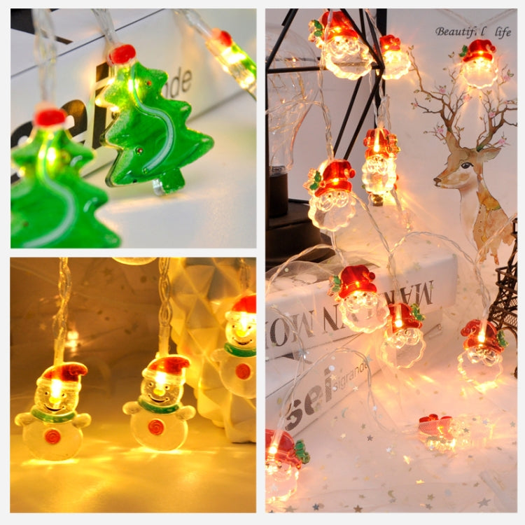 2m 10 Lights Santa Claus LED Decorative Light String, 2m 10 Lights Santa Claus