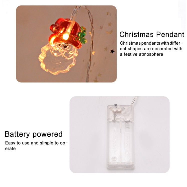 3m 20 Lights Santa Claus LED Decorative Light String, 3m 20 Lights Santa Claus
