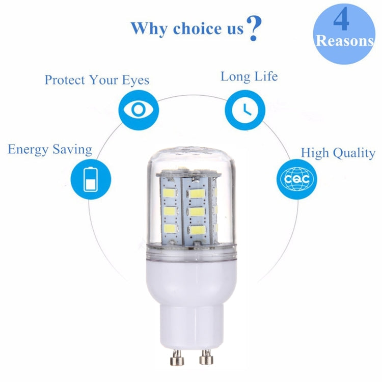 GU10 2.5W 24 LEDs SMD 5730 LED Corn Light Bulb, AC 110-220V, AC 110-220V