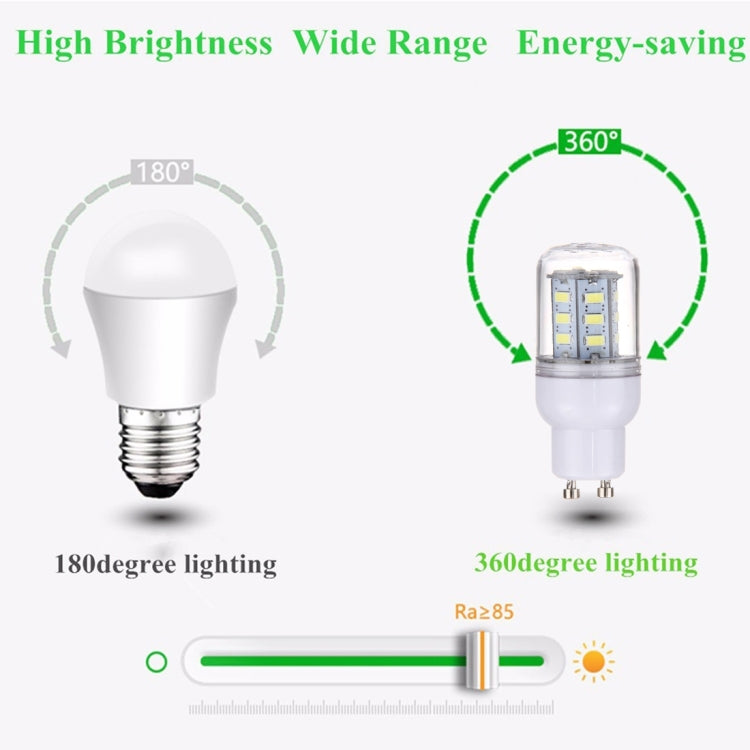 GU10 2.5W 24 LEDs SMD 5730 LED Corn Light Bulb, AC 110-220V, AC 110-220V