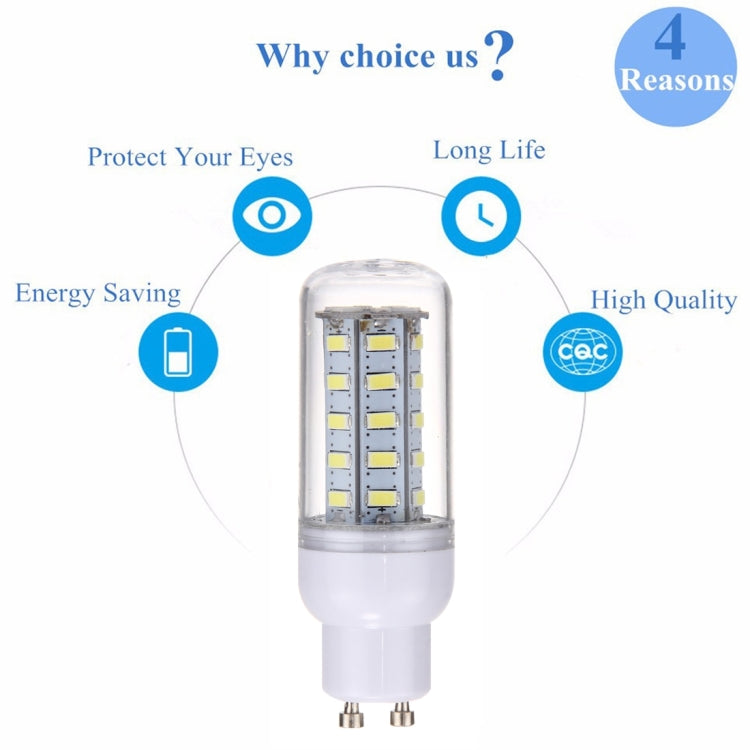 GU10 3.5W LED Corn Light 36 LEDs SMD 5730 Bulb, AC 110-220V, AC 110-220V