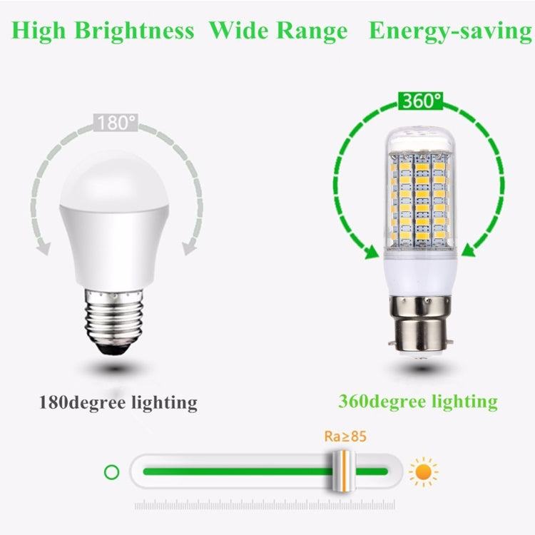 B22 5.5W 69 LEDs SMD 5730 LED Corn Light Bulb, AC 200-240V, AC 200-240V