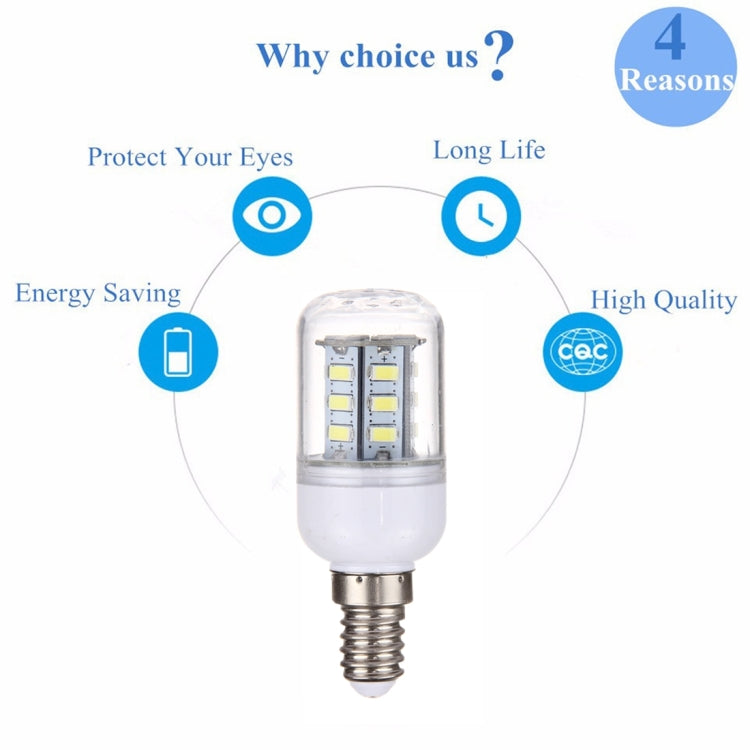 E14 2.5W 24 LEDs SMD 5730 LED Corn Light Bulb, AC 12-24V, AC 12-24V