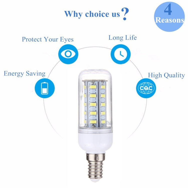 E14 3.5W 36 LEDs SMD 5730 LED Corn Light Bulb, AC 12-80V, AC 12-80V, AC 18-20V