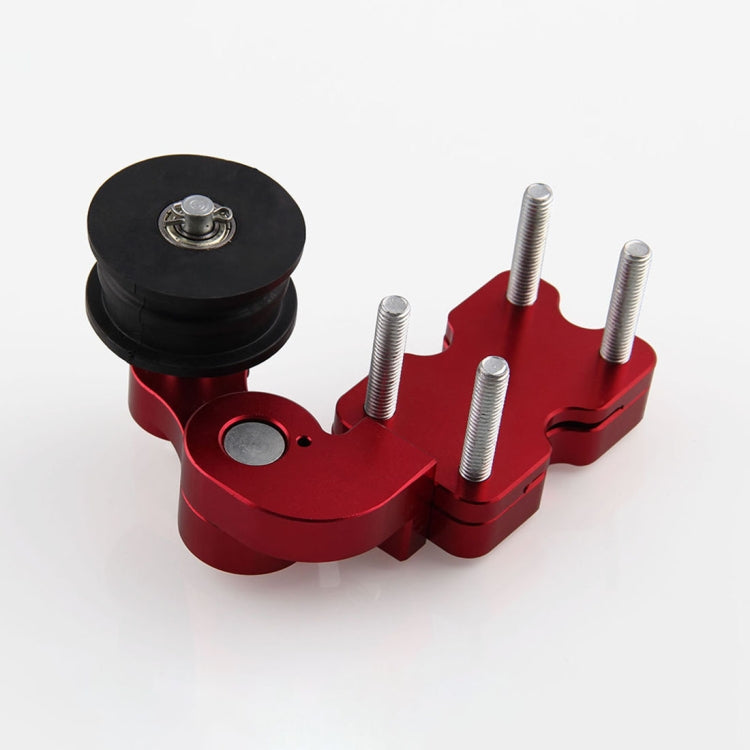 HC154 Motorcycle Modified Accessories Universal Aluminum Alloy Chain Adjuster, Aluminum Alloy Silver, Aluminum Alloy Black