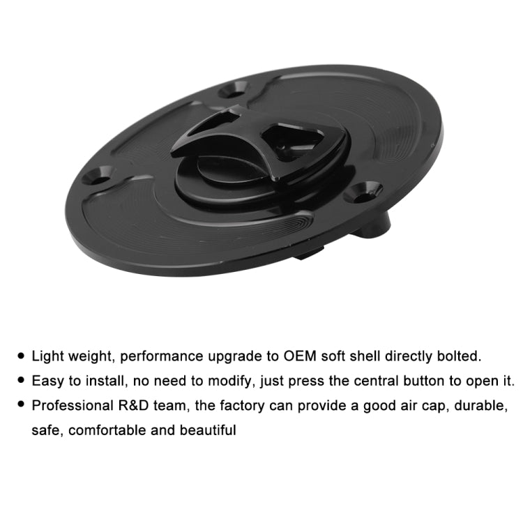 MB-OC029-BK Motorcycle Aluminum Oil Box Cover for Kawasaki FZX-6R / ZX-6RF 1-3, Oil Box Cover