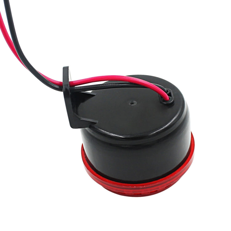 Motorcycle Brakes Horn with Red LED Light 12V 6 Tones + LED Lamp, Brakes Horn