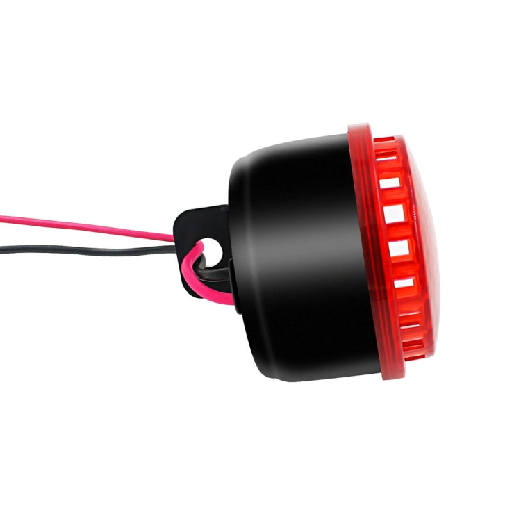 Motorcycle Brakes Horn with Red LED Light 12V 6 Tones + LED Lamp, Brakes Horn