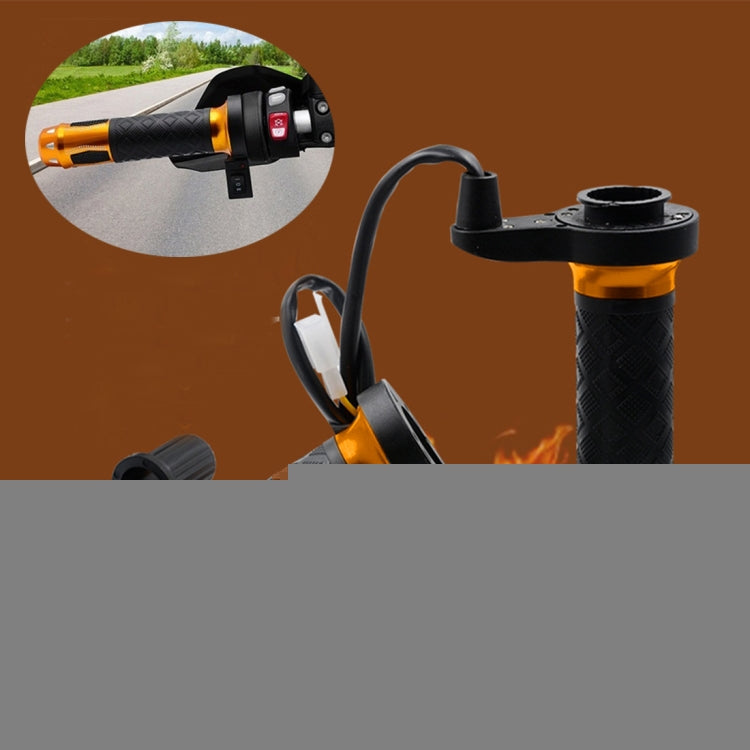 CS-764A1 12V Motorcycle Scooter Aluminum Alloy Electric Hand Grip Cover Heated Grip Handlebar