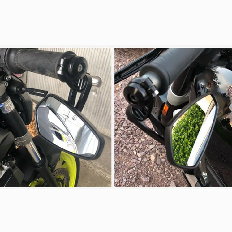Universal 7 / 8 inch 22mm Modified Motorcycle Side Rearview Mirror, 7 / 8 inch 22mm (White)