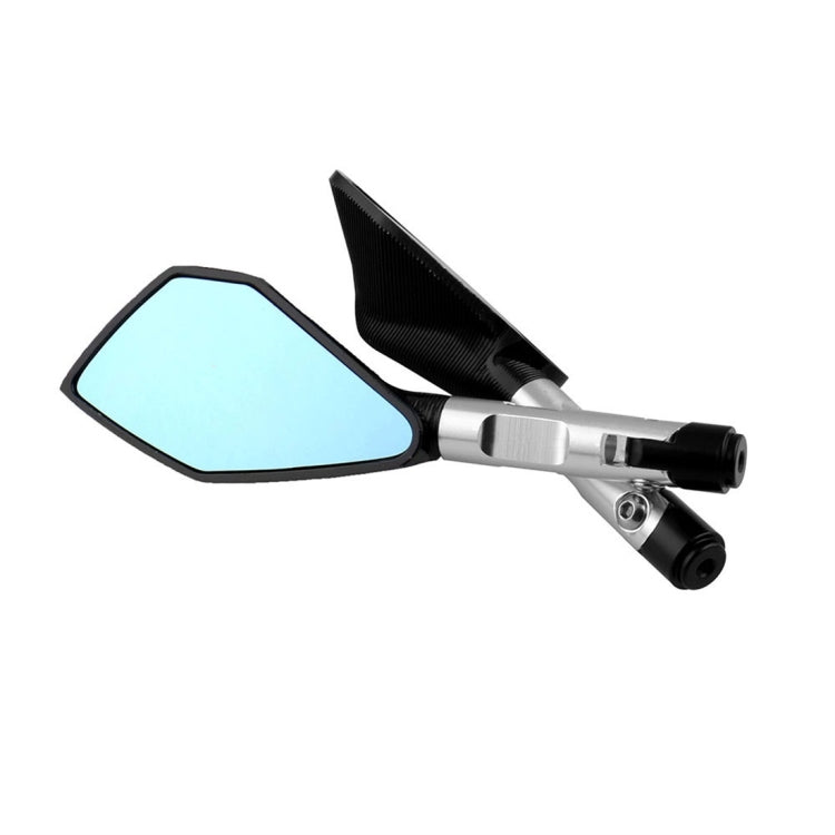 Modified Motorcycle Aluminium Alloy Rhombus Reflective Light Side Rearview Mirror