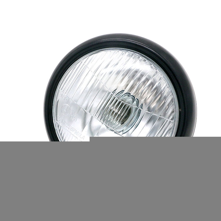 5.75 inch Motorcycle Black Shell Retro Lamp LED Headlight Modification Accessories for CG125 / GN125, Black Shell Retro Lamp