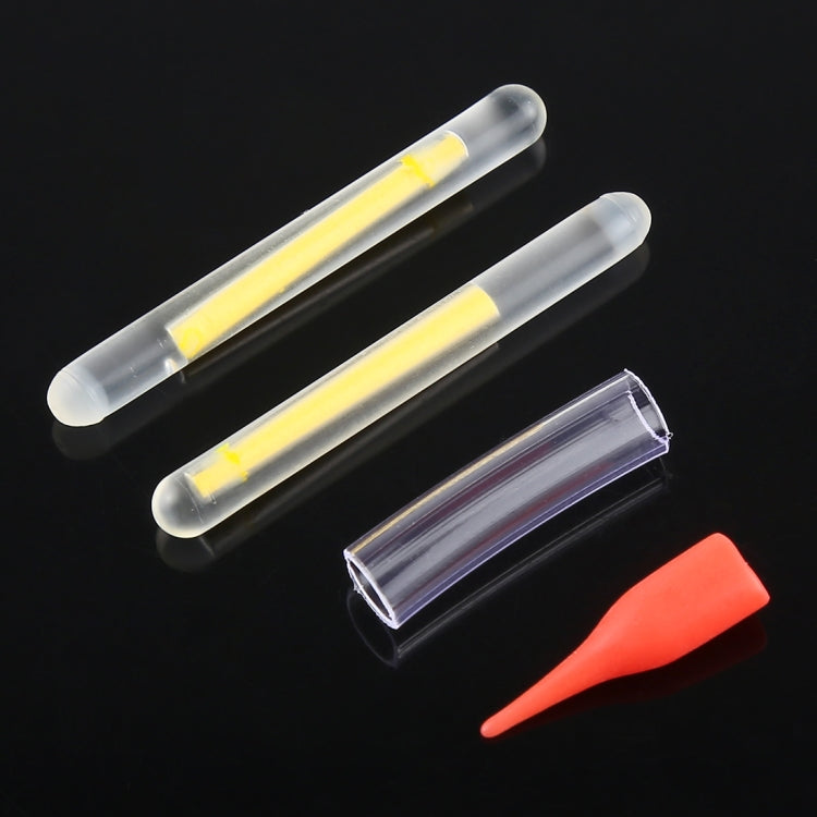 10 Packs OCEAN SUN Luminous Float Night Fishing Light Stick, Visibility: 20m, Size: 3.5 x 30mm, Visibility: 20m