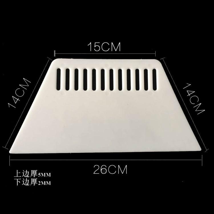 Widening Thickening Plastic Scraper for Wallpapering & Automotive Glass Foil & paint scraper putty, Decorating Tool, Thickening Plastic Scraper